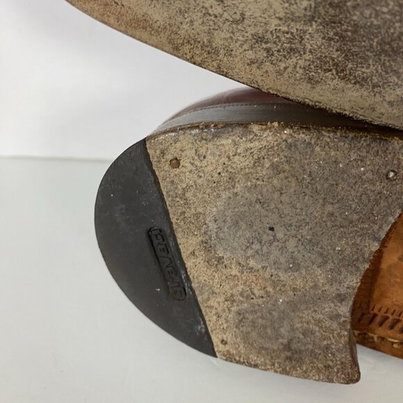 Gravati for Wilkes and Bashford Shoes Mens 9 M Brown Crocodile Wilson Dean Italy - Picture 16 of 16